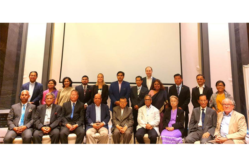 Then MISIS Chairman and members at “The 6th Myanmar-Bangladesh Experts Meeting” (19-3-2019 to 20-3-2019, Park Royal Hotel, Singapore)