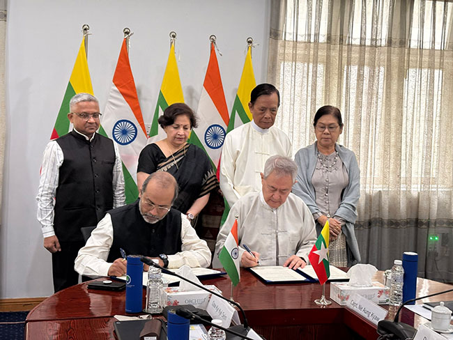 Myanmar–India Bilateral Dialogue Strengthens Partnership for Sustained Prosperity (06-11-2025, Yangon)
