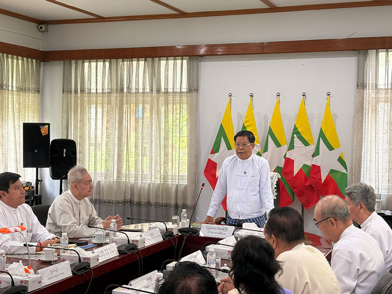 Cash Donation Handover Ceremony to the Myanmar Former Foreign Service Personnel Association (17-11-2025, MISIS Office, Yangon)