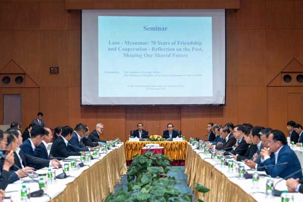 Visit of the Delegation led by the Chairman of the Myanmar Institute of Strategic and International Studies to Laos and Thailand (28-11-2025, Vientiane)