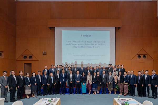 Visit of the Delegation led by the Chairman of the Myanmar Institute of Strategic and International Studies to Laos and Thailand (28-11-2025, Vientiane)